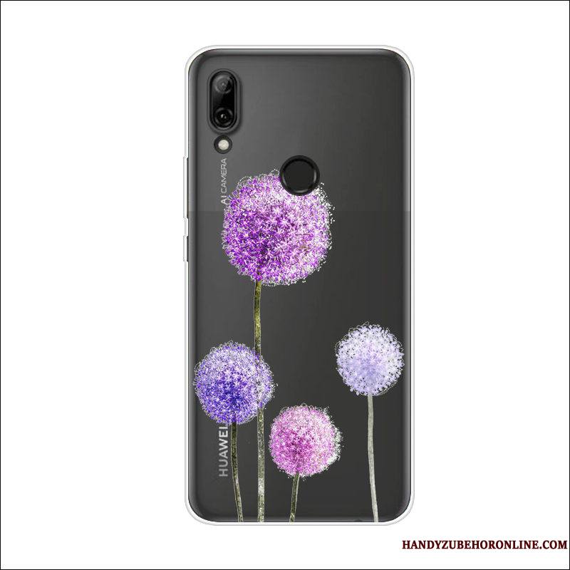 Huawei P Smart Z Silicone Étui Coque Fleurs De Papillons Tendance Dessin Animé De Téléphone