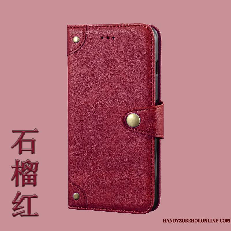 Huawei P Smart Z Téléphone Portable Vintage Modèle Fleurie Étui En Cuir Noir Coque Portefeuille