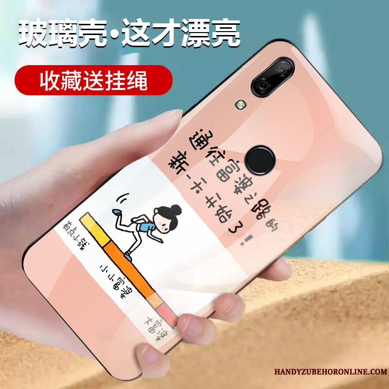 Huawei P Smart Z Étui Tout Compris Miroir Membrane Coque De Téléphone Net Rouge Silicone