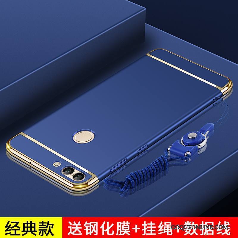 Huawei P Smart Étui Coque De Téléphone Difficile Incassable Magnétisme Rose Créatif