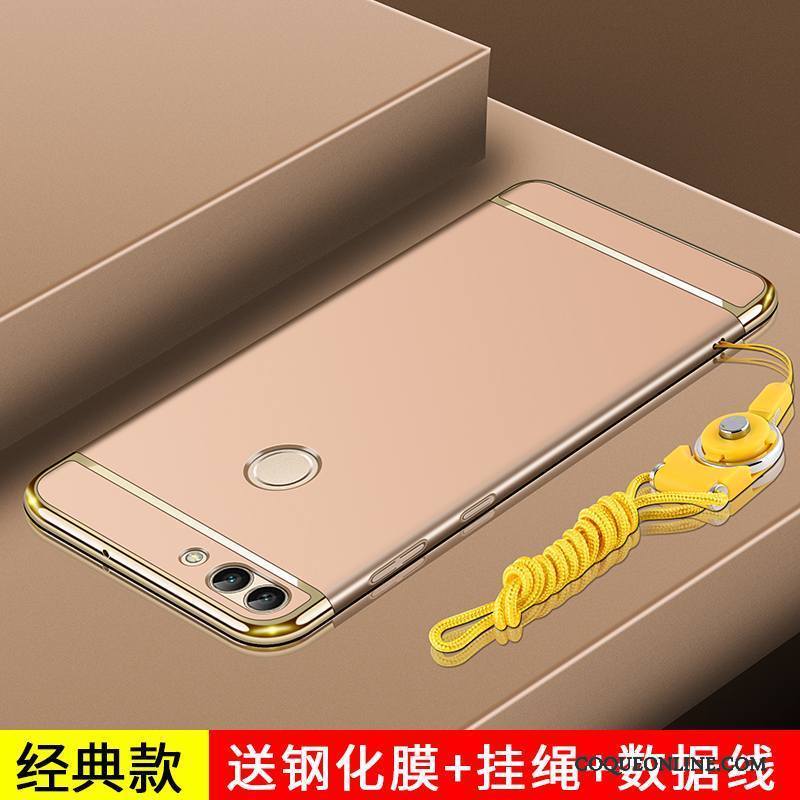 Huawei P Smart Étui Coque De Téléphone Difficile Incassable Magnétisme Rose Créatif