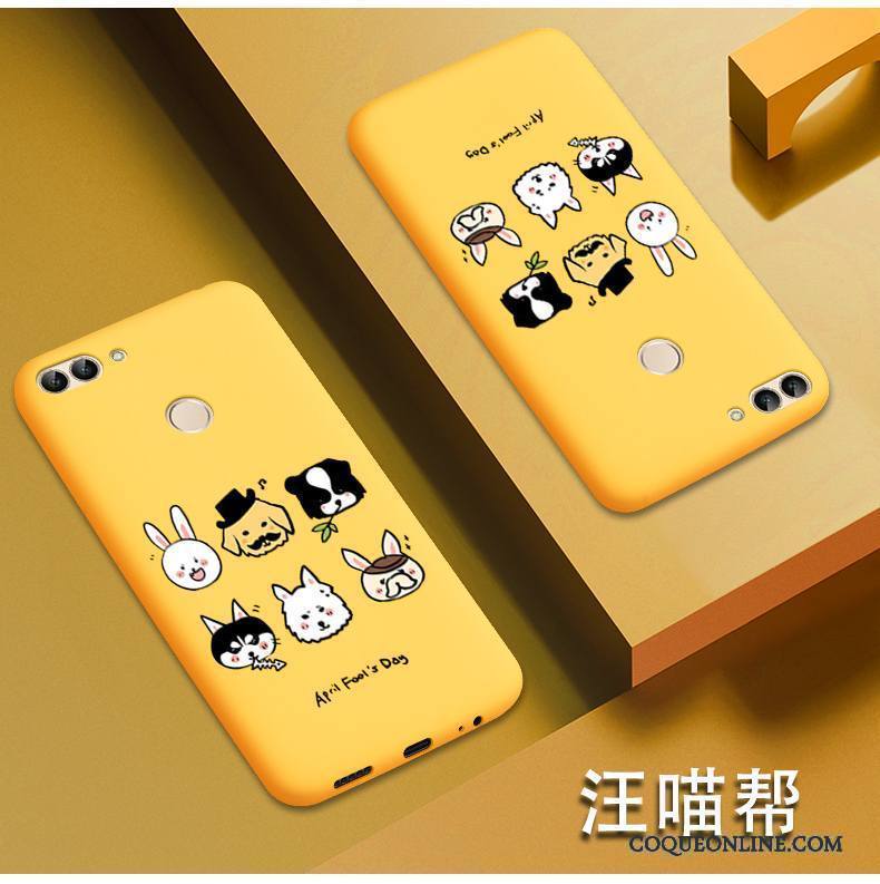 Huawei P Smart Étui Incassable Tendance Coque De Téléphone Jaune Silicone Nouveau