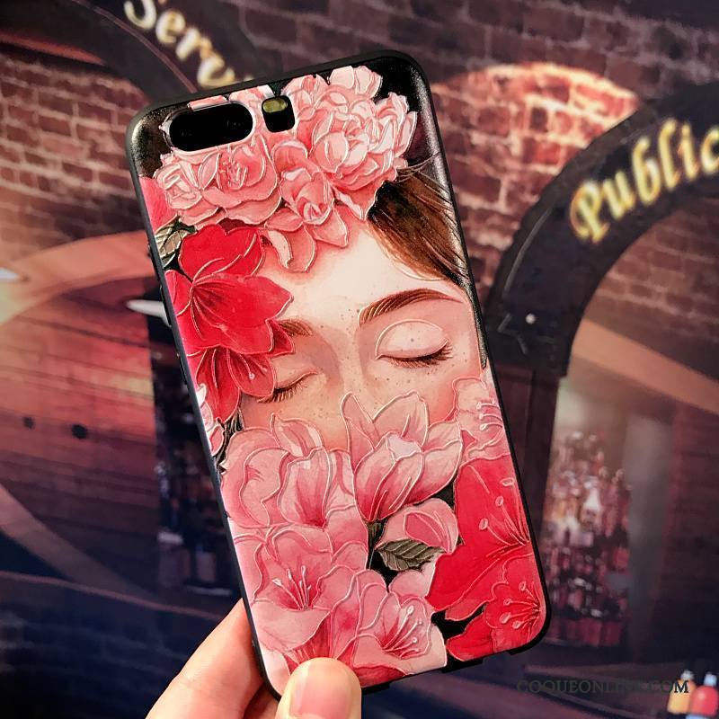 Huawei P10 Coque De Téléphone Fluide Doux Créatif Personnalité Silicone Dessin Animé Étui