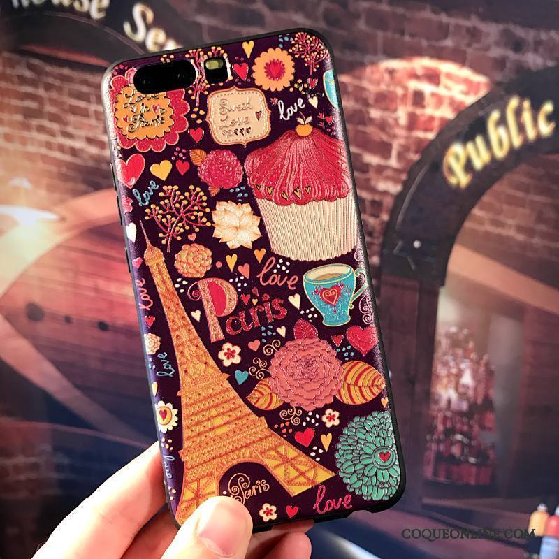 Huawei P10 Coque De Téléphone Fluide Doux Créatif Personnalité Silicone Dessin Animé Étui