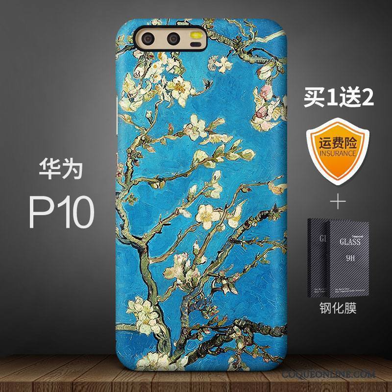 Huawei P10 Coque De Téléphone Marque De Tendance Créatif Incassable Haute Jaune Délavé En Daim