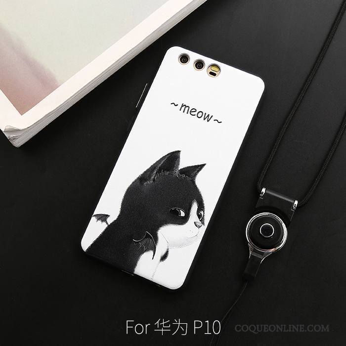 Huawei P10 Coque De Téléphone Étui Charmant Créatif Silicone Amoureux Dessin Animé