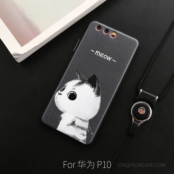 Huawei P10 Coque De Téléphone Étui Charmant Créatif Silicone Amoureux Dessin Animé