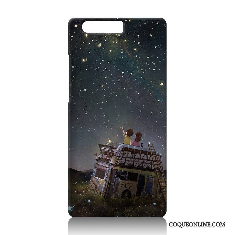 Huawei P10 Coque Incassable Dessin Animé Étui Silicone Tout Compris Créatif Fluide Doux