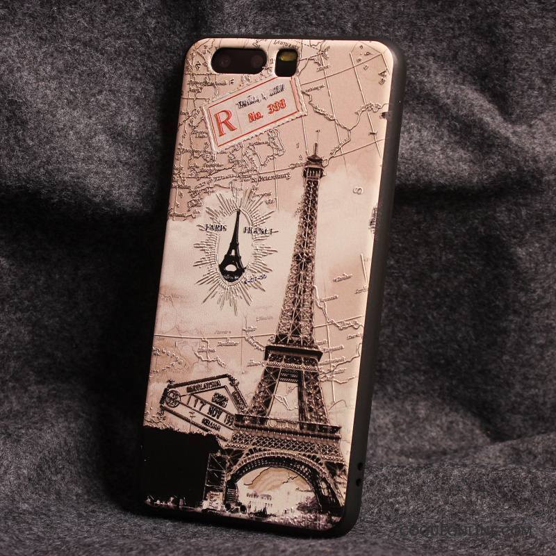 Huawei P10 Coque Silicone Étui Dessin Animé Incassable Fluide Doux Personnalité Tout Compris