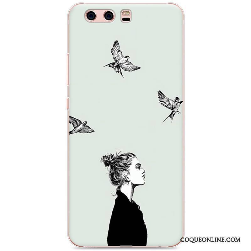 Huawei P10 Créatif Peinture Multicolore Protection Amoureux Coque Étui