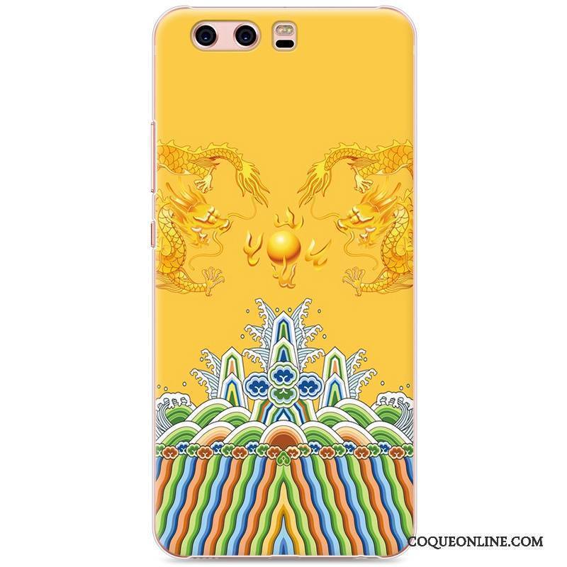 Huawei P10 Créatif Peinture Multicolore Protection Amoureux Coque Étui