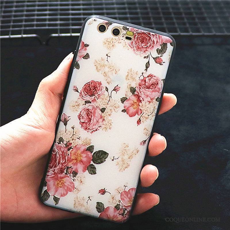 Huawei P10 Fleur Étui Multicolore Téléphone Portable Bordure Coque De Téléphone Tendance