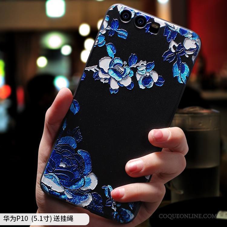 Huawei P10 Fluide Doux Vintage Tendance Incassable Style Chinois Personnalité Coque De Téléphone