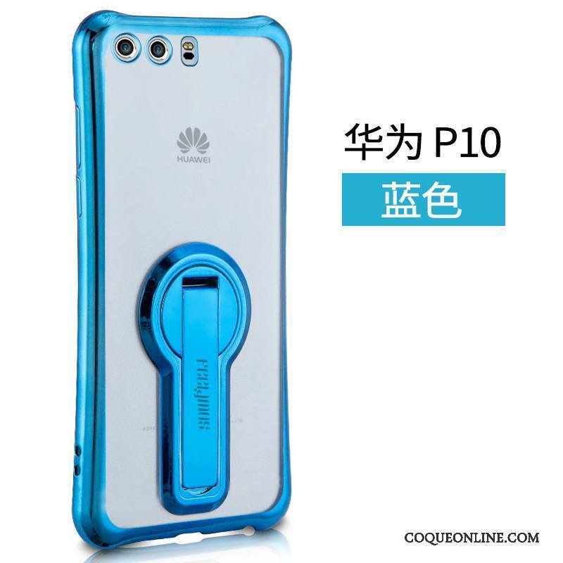 Huawei P10 Incassable Personnalité Légère Coque De Téléphone Or Tendance Support