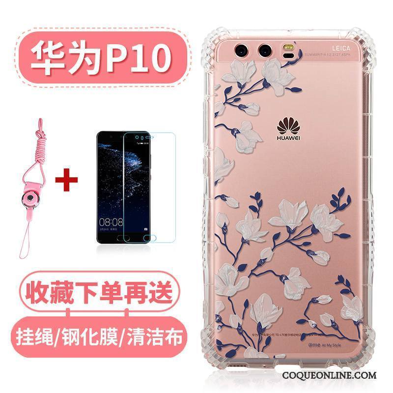 Huawei P10 Incassable Tout Compris Téléphone Portable Coque De Téléphone Ornements Suspendus Fluide Doux Ballon