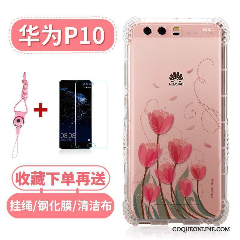 Huawei P10 Incassable Tout Compris Téléphone Portable Coque De Téléphone Ornements Suspendus Fluide Doux Ballon