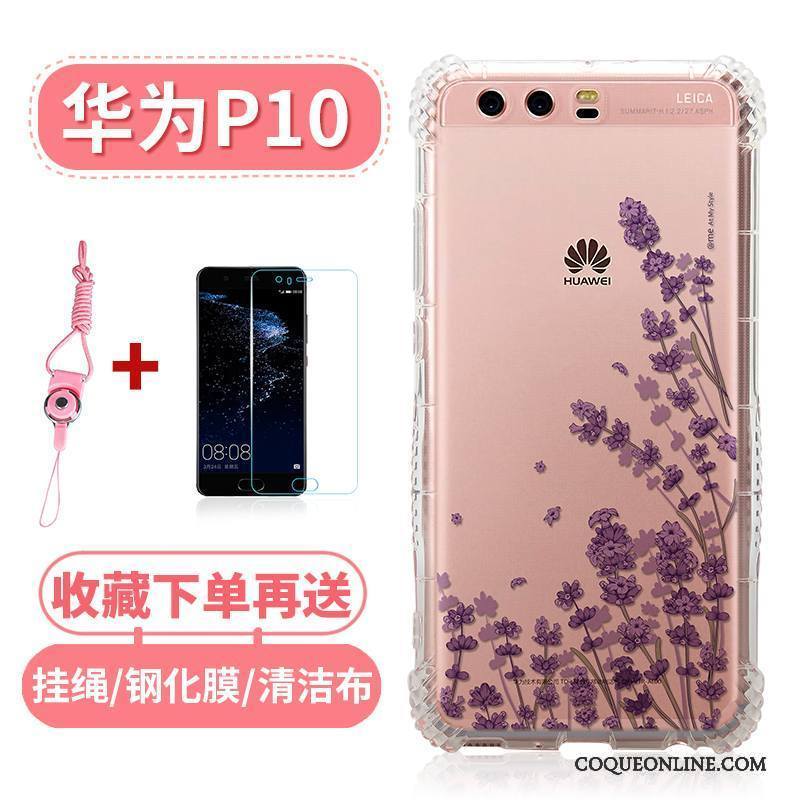 Huawei P10 Incassable Tout Compris Téléphone Portable Coque De Téléphone Ornements Suspendus Fluide Doux Ballon