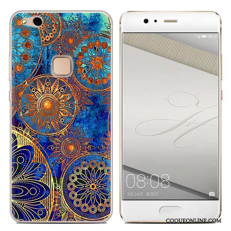 Huawei P10 Lite Coque De Téléphone Transparent Étui Dessin Animé Gris Fluide Doux Protection