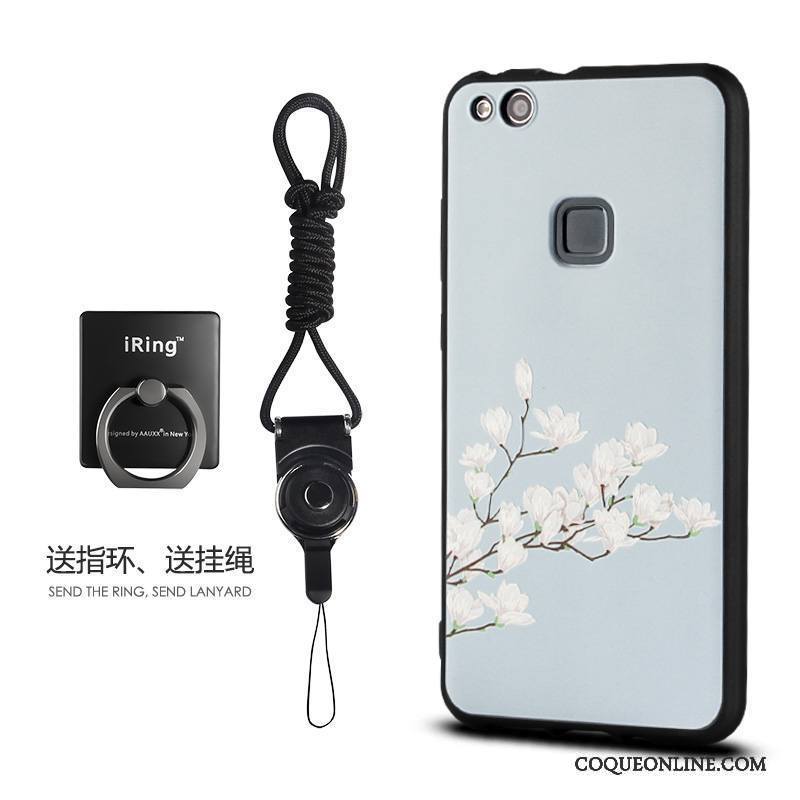 Huawei P10 Lite Coque De Téléphone Étui Bleu Clair Jeunesse Incassable Frais Tendance