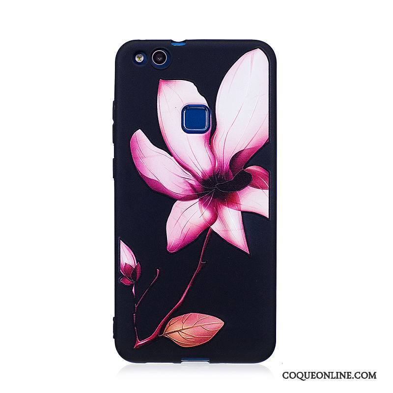 Huawei P10 Lite Coque Fluide Doux Protection Gaufrage Étui Jeunesse Peinture Tendance