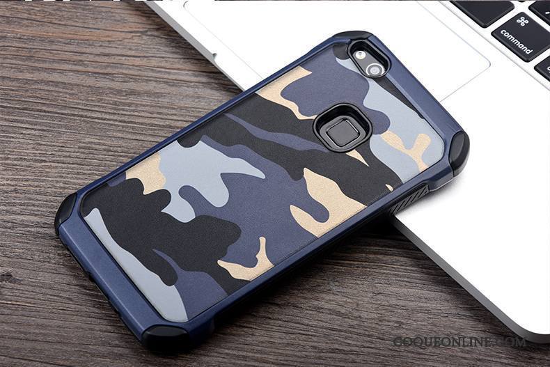 Huawei P10 Lite Incassable Anneau Étui Silicone Coque Camouflage Jeunesse