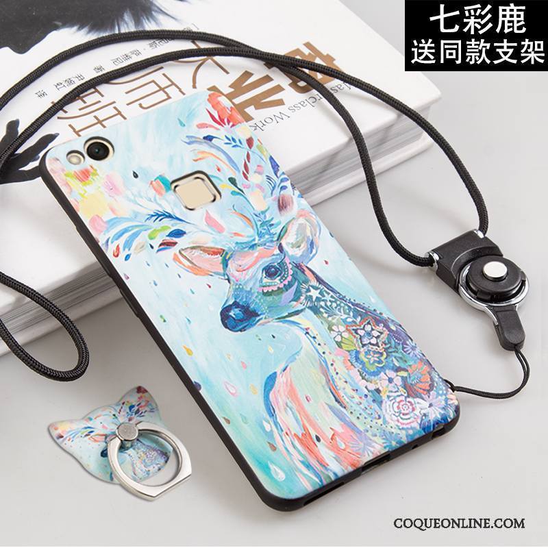 Huawei P10 Lite Multicolore Peinture Ornements Suspendus Tendance Protection Coque De Téléphone Étui