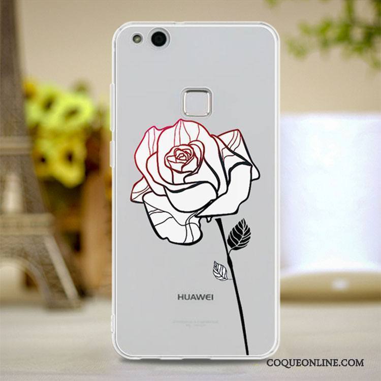 Huawei P10 Lite Protection Fluide Doux Coque De Téléphone Jeunesse Étui Rose