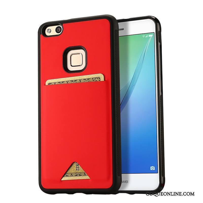 Huawei P10 Lite Téléphone Portable Carte Fluide Doux Coque Étui Cuir Incassable