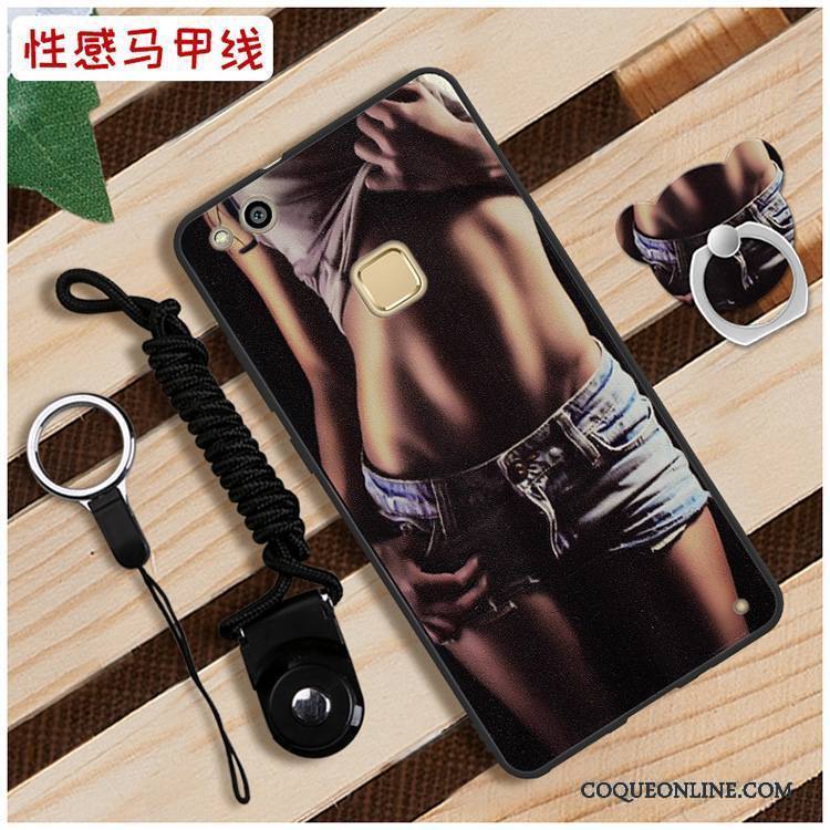 Huawei P10 Lite Téléphone Portable Ornements Suspendus Coque Étui Jeunesse Bleu Personnalité