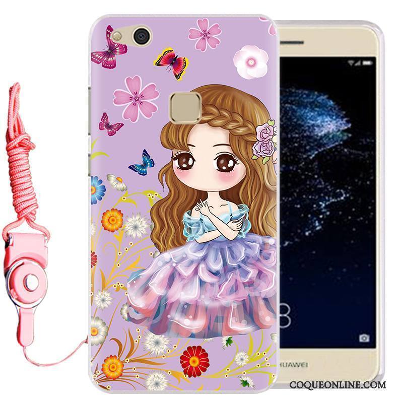 Huawei P10 Lite Téléphone Portable Protection Coque De Téléphone Jeunesse Dessin Animé Ornements Suspendus Étui