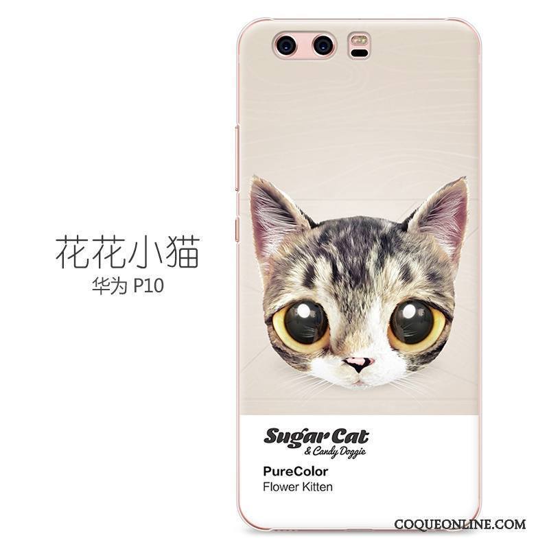 Huawei P10 Mignonne Peinture Incassable Coque Étui De Téléphone Dessin Animé