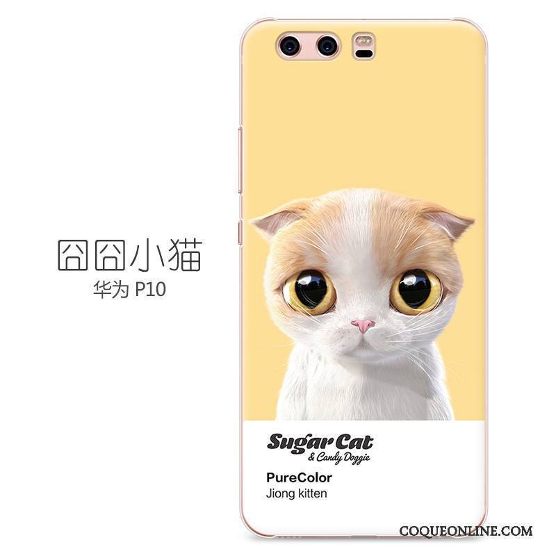 Huawei P10 Mignonne Peinture Incassable Coque Étui De Téléphone Dessin Animé