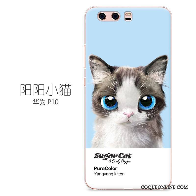 Huawei P10 Mignonne Peinture Incassable Coque Étui De Téléphone Dessin Animé