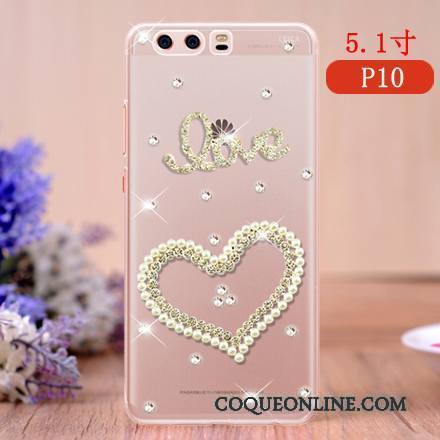 Huawei P10 Personnalité Téléphone Portable Rose Incassable Coque De Téléphone Étui Protection