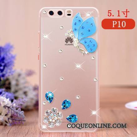 Huawei P10 Personnalité Téléphone Portable Rose Incassable Coque De Téléphone Étui Protection