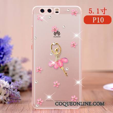 Huawei P10 Personnalité Téléphone Portable Rose Incassable Coque De Téléphone Étui Protection