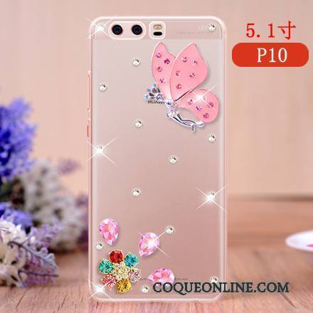 Huawei P10 Personnalité Téléphone Portable Rose Incassable Coque De Téléphone Étui Protection