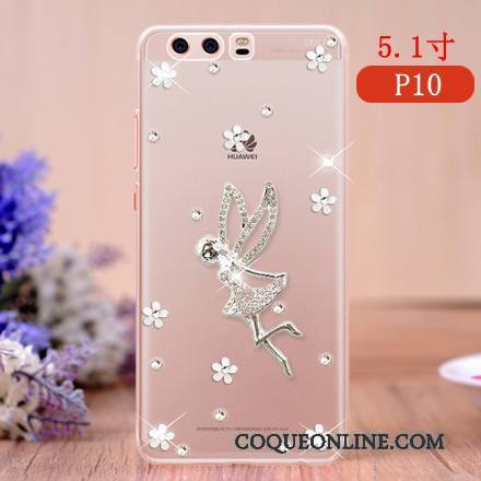 Huawei P10 Personnalité Téléphone Portable Rose Incassable Coque De Téléphone Étui Protection