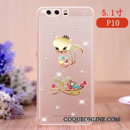 Huawei P10 Personnalité Téléphone Portable Rose Incassable Coque De Téléphone Étui Protection