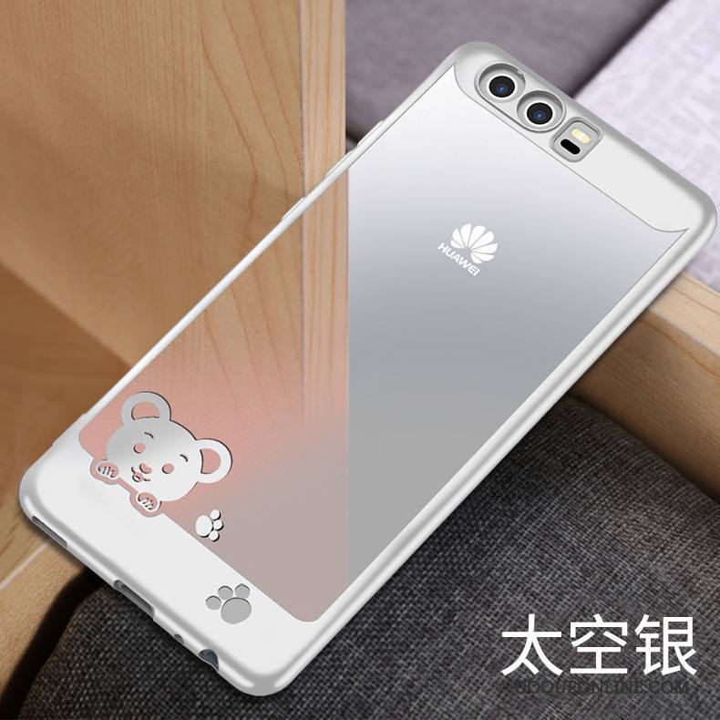 Huawei P10 Plus Coque Fluide Doux Argent Protection Transparent Très Mince Étui Incassable