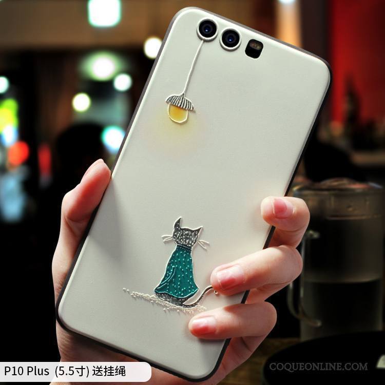 Huawei P10 Plus Coque Tout Compris Incassable Créatif Art Personnalité Très Mince Silicone