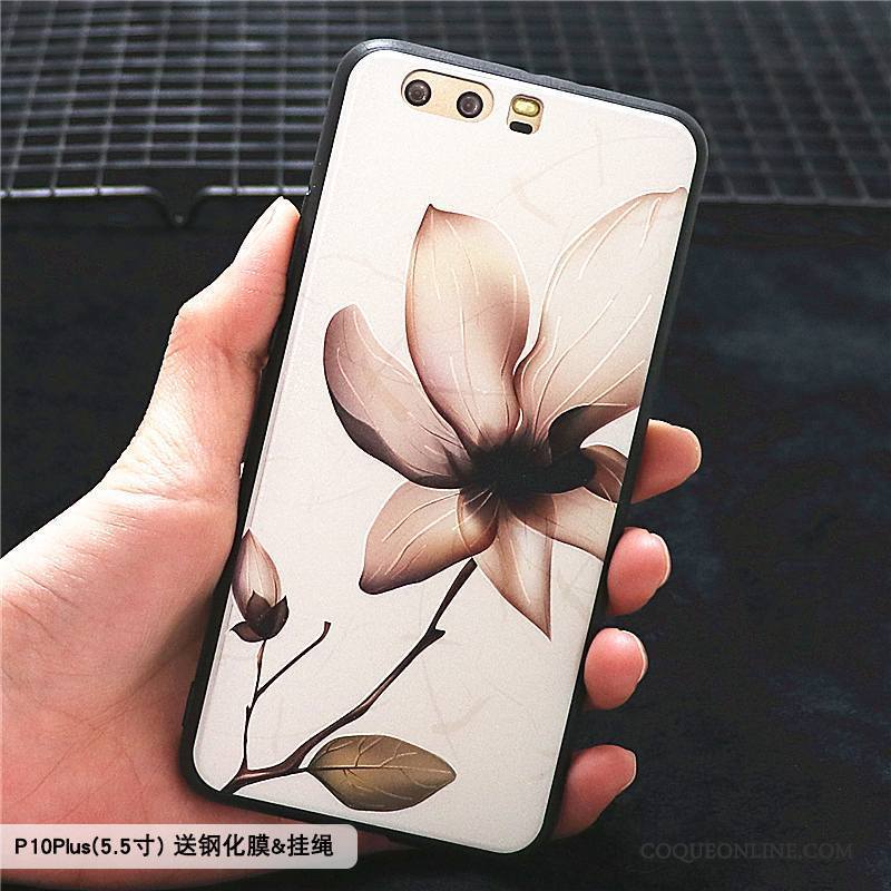 Huawei P10 Plus Coque Tout Compris Tendance Créatif Protection Incassable Ornements Suspendus Personnalité