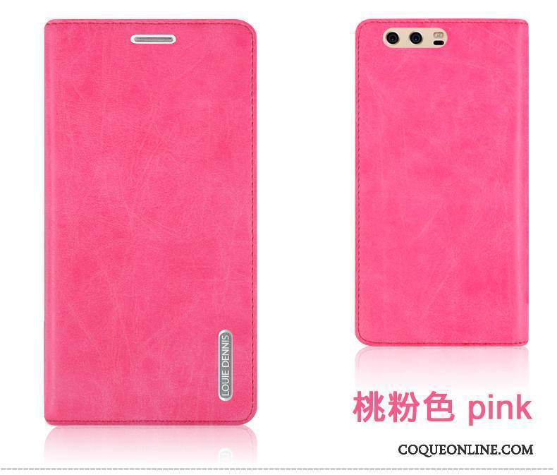 Huawei P10 Plus Coque Téléphone Portable Violet Couvercle Arrière Étui En Cuir Protection Incassable