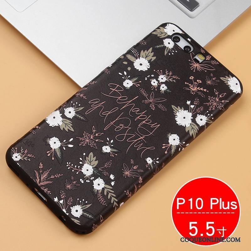 Huawei P10 Plus Fluide Doux Silicone Tout Compris Étui Coque Incassable De Téléphone