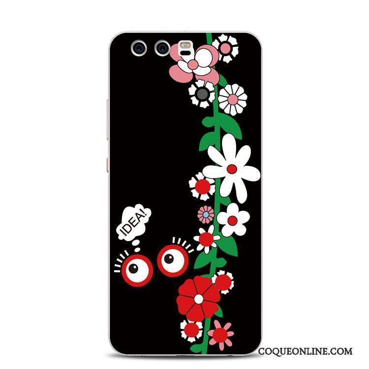 Huawei P10 Plus Fluide Doux Tout Compris Support Gaufrage Coque De Téléphone Rose Anneau