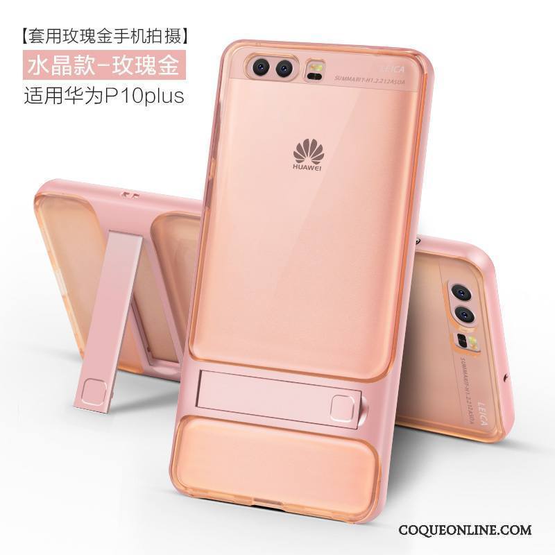 Huawei P10 Plus Incassable Personnalité Tendance Protection Fluide Doux Rouge Coque De Téléphone