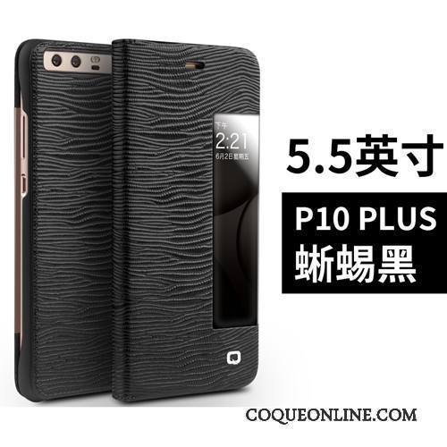 Huawei P10 Plus Protection Téléphone Portable Cuir Véritable Étui En Cuir Coque De Téléphone Business Housse