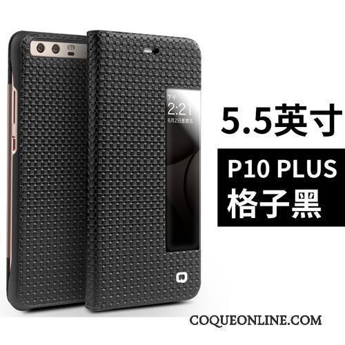 Huawei P10 Plus Protection Téléphone Portable Cuir Véritable Étui En Cuir Coque De Téléphone Business Housse