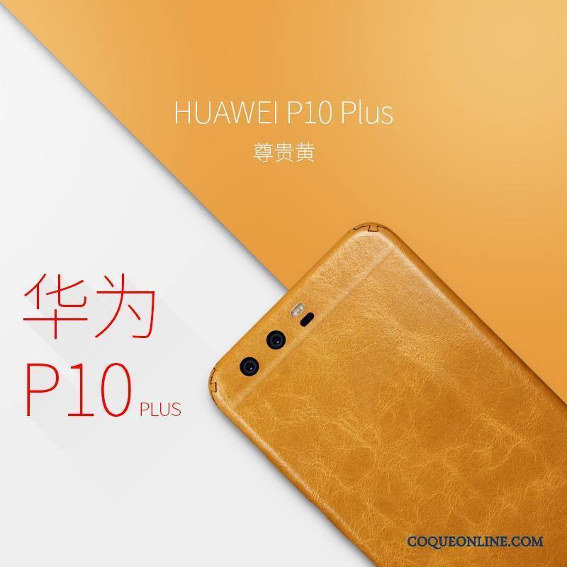 Huawei P10 Plus Rouge Protection Étui Étui En Cuir Membrane Coque De Téléphone Très Mince