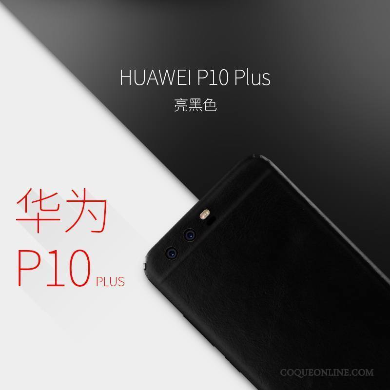 Huawei P10 Plus Rouge Protection Étui Étui En Cuir Membrane Coque De Téléphone Très Mince